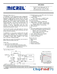Datasheet MIC2800-12YML manufacturer Micrel