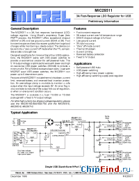 Datasheet MIC29311-5.1BT manufacturer Micrel