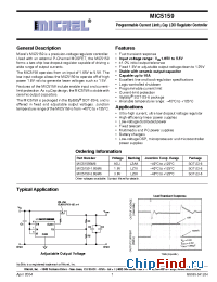 Datasheet MIC5159-3.0BM6 manufacturer Micrel