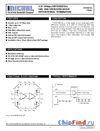 Datasheet SY58016LXC manufacturer Micrel