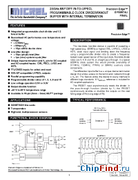 Datasheet SY89874U manufacturer Micrel