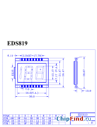 Datasheet ED-S819 manufacturer Micro Electronics