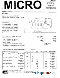 Datasheet L72CB-4SGNWA manufacturer Micro Electronics