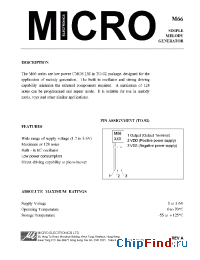Datasheet M66 manufacturer Micro Electronics