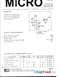 Datasheet MS75D manufacturer Micro Electronics