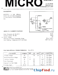 Datasheet MSB35DK-0 manufacturer Micro Electronics