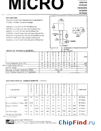 Datasheet MSB68D manufacturer Micro Electronics