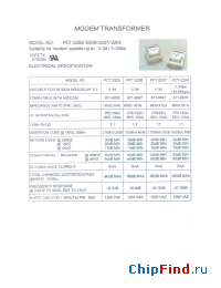 Datasheet PCT-2207 manufacturer Micro Electronics