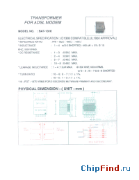 Datasheet SAT-1316 manufacturer Micro Electronics