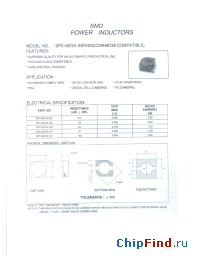 Datasheet SPC-06704-101 manufacturer Micro Electronics