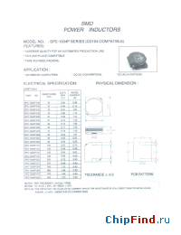 Datasheet SPC-1004P manufacturer Micro Electronics