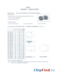 Datasheet SPC-1005P-100 manufacturer Micro Electronics