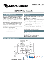 Datasheet ML2731ET manufacturer Micro Linear