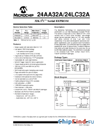 Datasheet 24AA32AT manufacturer Microchip