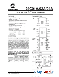 Datasheet 24C01 manufacturer Microchip