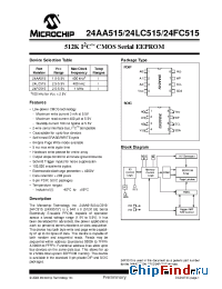 Datasheet 24FC515 manufacturer Microchip