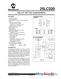 Datasheet 24LC320-IST manufacturer Microchip