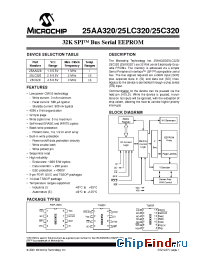 Datasheet 25C320T-/ST manufacturer Microchip