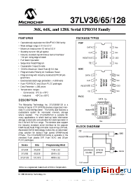 Datasheet 37LV128-TIP manufacturer Microchip