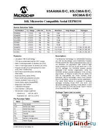 Datasheet 93AA86A manufacturer Microchip