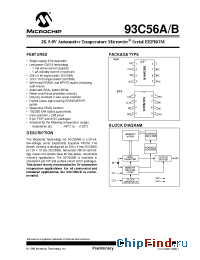 Datasheet 93C56 manufacturer Microchip