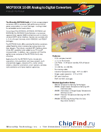 Datasheet MCP3004 manufacturer Microchip