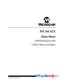 Datasheet PIC16C620A/JW manufacturer Microchip