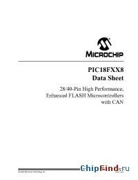 Datasheet PIC18F248-E/SO manufacturer Microchip