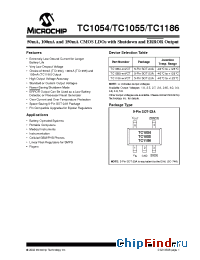 Datasheet TC1054 manufacturer Microchip