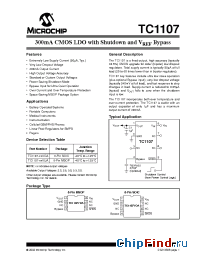 Datasheet TC1107-2.5VUA manufacturer Microchip