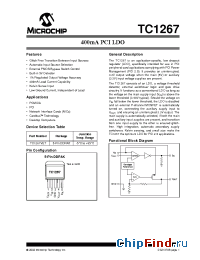 Datasheet TC1267VET manufacturer Microchip