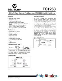 Datasheet TC1268 manufacturer Microchip
