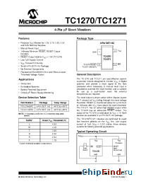 Datasheet TC1270 manufacturer Microchip