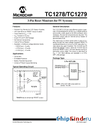 Datasheet TC1278-5ENBTR manufacturer Microchip