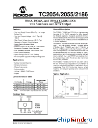 Datasheet TC2055-3.0VCTTR manufacturer Microchip