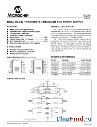 Datasheet TC232 manufacturer Microchip