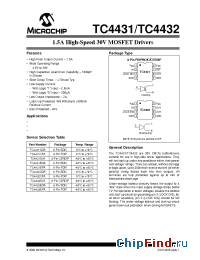 Datasheet TC4431COA manufacturer Microchip