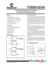 Datasheet TC6501P105VCT manufacturer Microchip