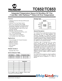 Datasheet TC652BEVUA manufacturer Microchip