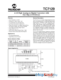 Datasheet TC7129 manufacturer Microchip