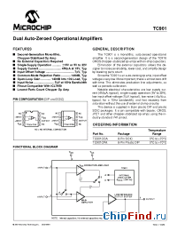 Datasheet TC901CPA manufacturer Microchip