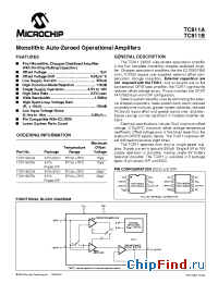 Datasheet TC911 manufacturer Microchip