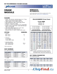 Datasheet MT16D832G-x manufacturer Micron
