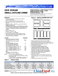 Datasheet MT18VDDT12872PHG-262_ manufacturer Micron