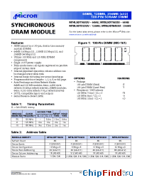 Datasheet MT4LSDT1632UG-75__ manufacturer Micron