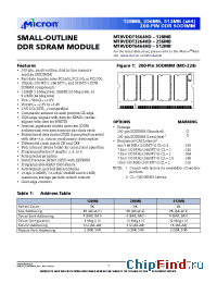 Datasheet MT8VDDT1664HDG-265__ manufacturer Micron