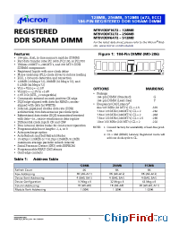 Datasheet MT9VDDF1672Y-335__ manufacturer Micron