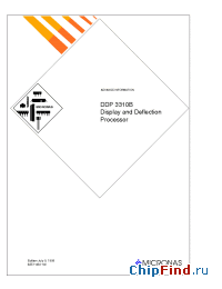 Datasheet DDP3310B manufacturer Micronas