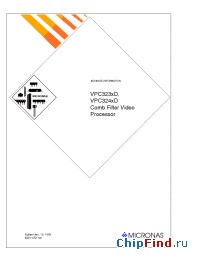 Datasheet VPC3201A manufacturer Micronas