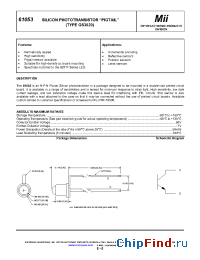 Datasheet 61053 manufacturer Micropac